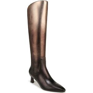 NWB Gorgeous Naturalizer Metallic Brown Knee-High Boots